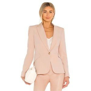 NEW L'agence chamberlain blazer in petal size 6